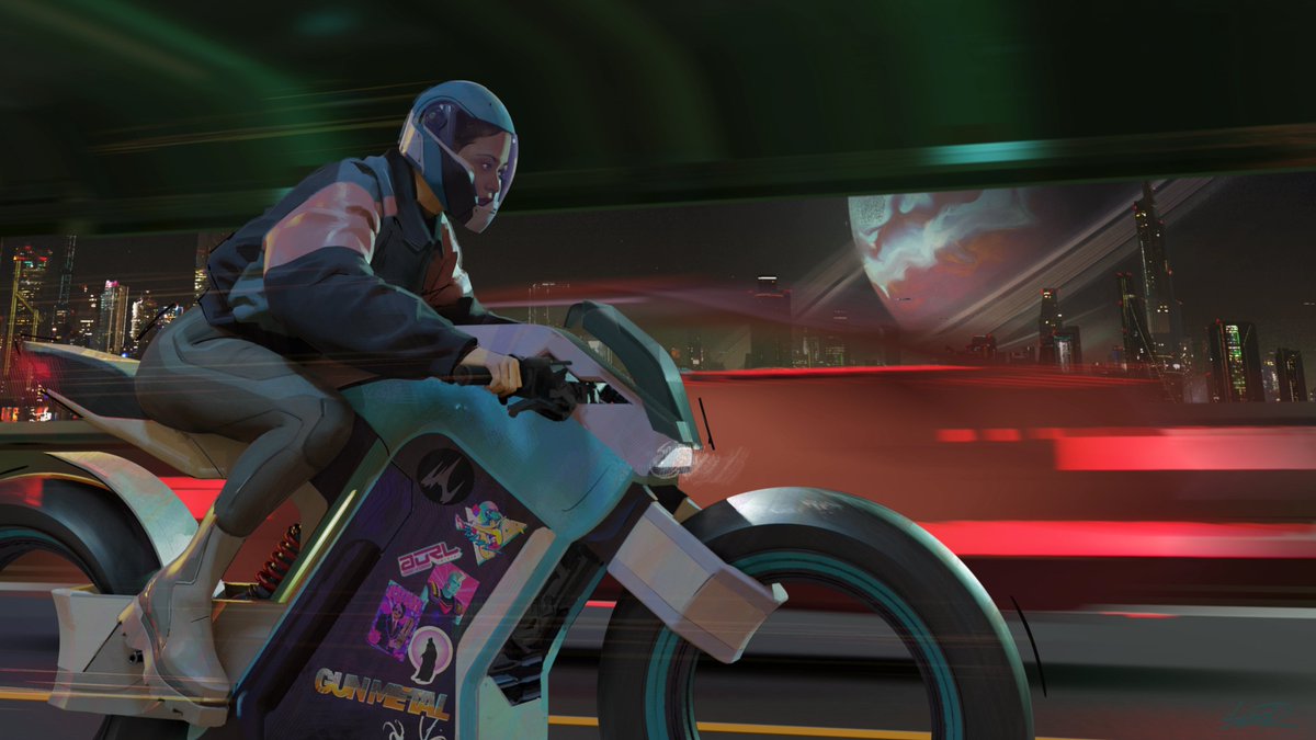 tonyskeor's tweet photo. Hi #PortfolioDay  I'm a concept artist and illustrator, here is some sci-fi slice of life art from my Templum series https://t.co/feZuNd7Eda