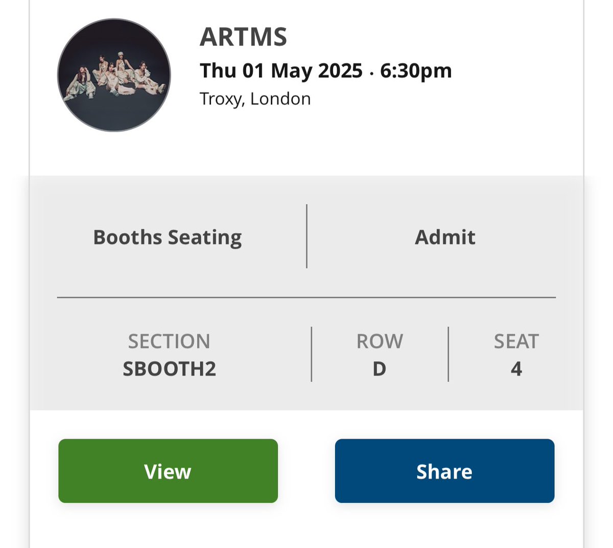 1_800_MLKYWAY's tweet photo. @ojjokies i am (unfortunately) selling a booth ticket because i couldn’t get the day off from work😭 i paid £81 for the ticket and that’s all id want x https://t.co/6GMsUIcf8n