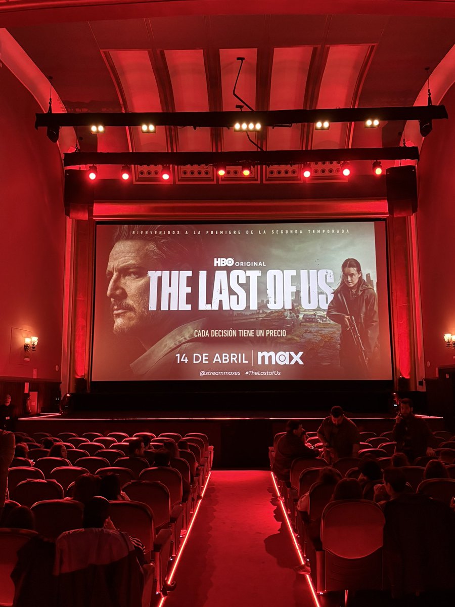 AlejandroSanj_'s tweet photo. Hoy toca premiere de la segunda temporada de #TheLastOfUs en los Cines Callao 😍

Muchas gracias a @StreamMaxES por la invitación. Muy pronto tendréis novedades en @McGuffins_!! ❤️‍🔥 https://t.co/npYR1qZQmO