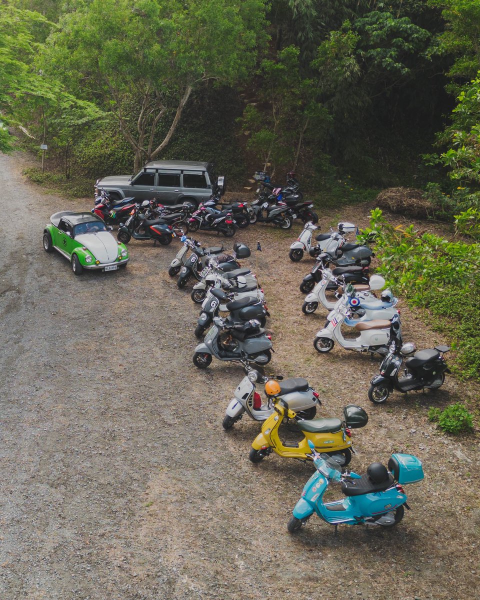 kelberrr's tweet photo. Despite the contrast between engines &amp; nature, the Vespa &amp; Volkswagen Club of PH have come together to celebrate Earth Month with a ride focused on raising awareness for Masungi Georeserve with the hopes of drawing the attention of Pres Marcos to take action. #savemasungi https://t.co/5vzzmexGxU