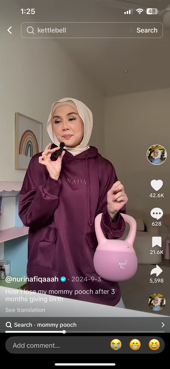 QueenTelekungSK's tweet photo. Nurin Afiqah lost her mummy pouch lepas practice kettlebell and Uyaina Arshad lost 16kg lepas start walking pad. Fuhhhh 🫵🏻😮‍💨😮‍💨

Meh i ringkaskan macam mana diorang buat. Boleh bookmark dulu 🔖 https://t.co/FgTwUFVCrD