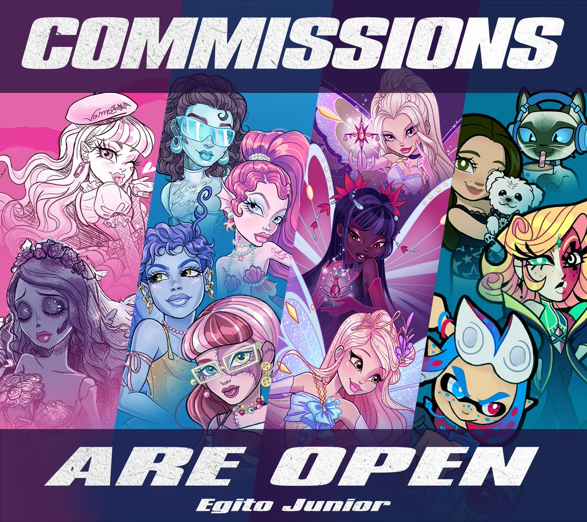 EgitoJuniior's tweet image. My Commissions are Open! (1/2)