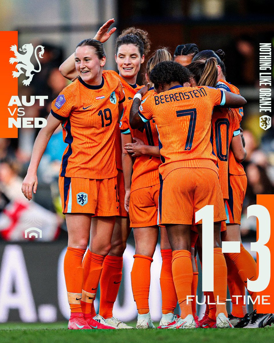 oranjefussball's tweet image. Auswärtssieg!

Nach deutlicher Leistungssteigerung gewinnt Oranje dank Toren von van de Donk und Miedema mit 3:1 in Österreich.

#nedaut #uwnl