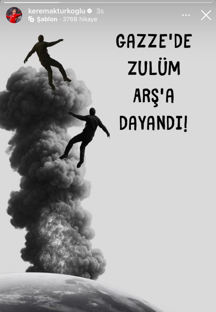 Kerem Aktürkoğlu: "Gazze'de zulüm arşa dayandı."