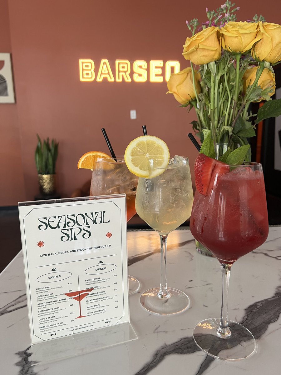 Happy Tuesday! 
Happy Hour 4pm-7pm today! 
Meet me at Barseo!
3020 N Walker Ave