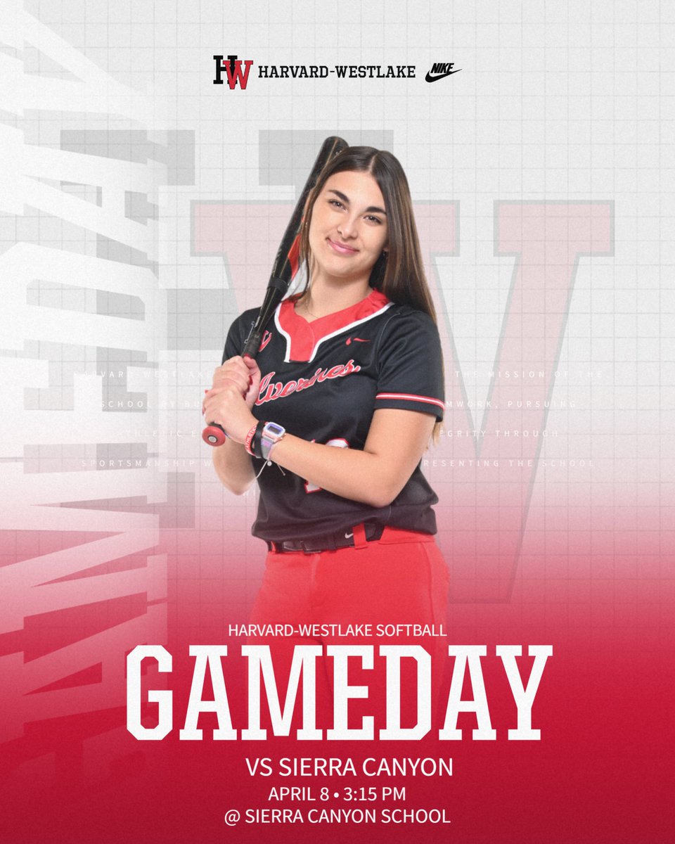 Softball travels to Sierra Canyon today at 3:15 PM.