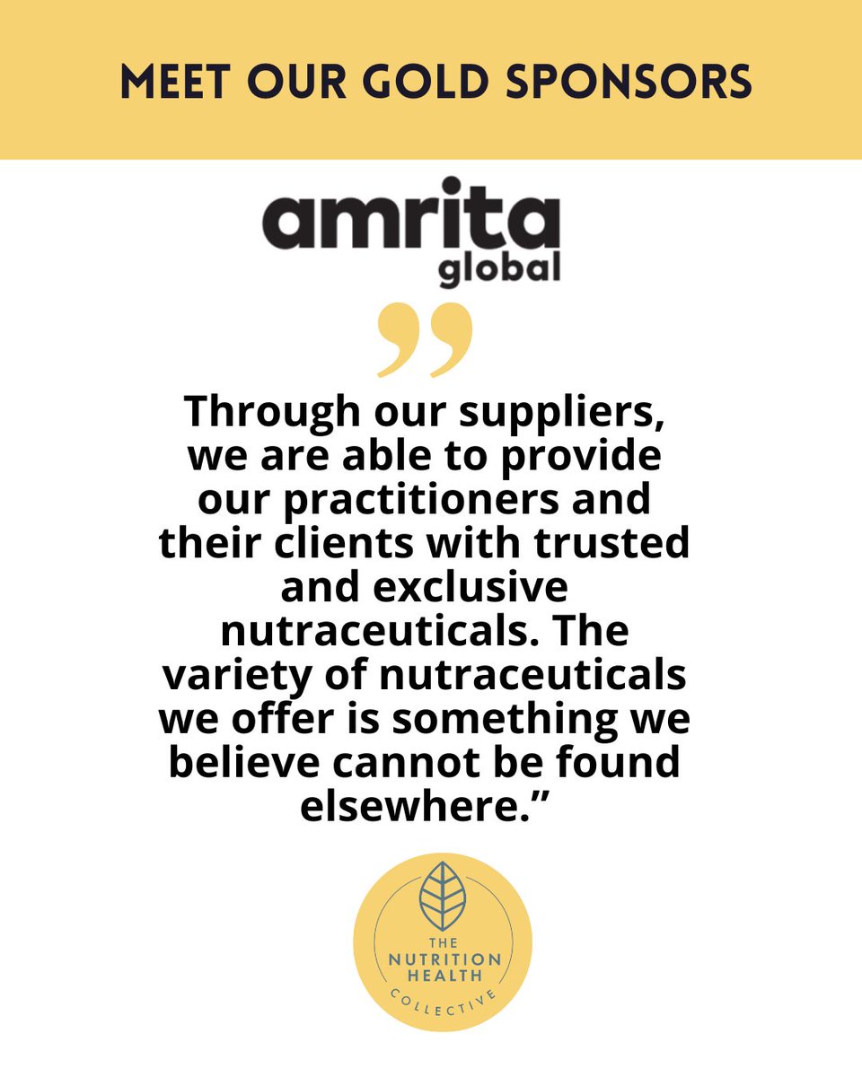 𝗔𝗺𝗿𝗶𝘁𝗮 𝗚𝗹𝗼𝗯𝗮𝗹 – a trusted name in premium supplements and clinical support. They partner exclusively with practitioners to provide access to over 200 high-quality brands including 𝗖𝗮𝗹𝗿𝗼𝘆 and many others. 𝗥𝗲𝗴𝗶𝘀𝘁𝗲𝗿 𝗻𝗼𝘄: …olicmastery.nutritioncollective.co.uk!