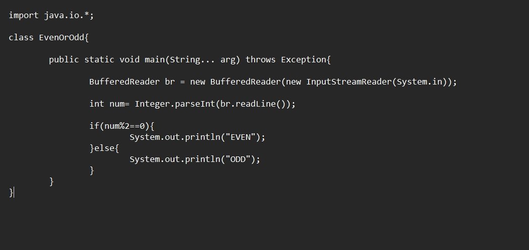 CompileWith_rs's tweet photo. Day 7 of my Core Java journey!
Today, I learned how to take user input using BufferedReader. Wrote my first Hello World  and built a small program to check whether a number is even or odd.
It’s exciting to see things actually run on screen.
#BuildInPublic #Java https://t.co/wavNj7cMQu