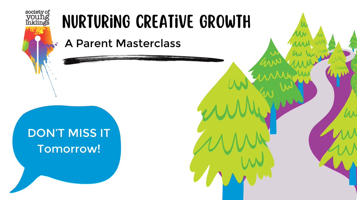 🌟 TOMORROW: Join us for 'Nurturing Creative Growth' - a free online masterclass for parents of young writers! Learn strategies to support your child's creative journey. 4PM PT/7PM ET. Last chance to register: younginklings.org/calendar/#Writ… #ParentingTips