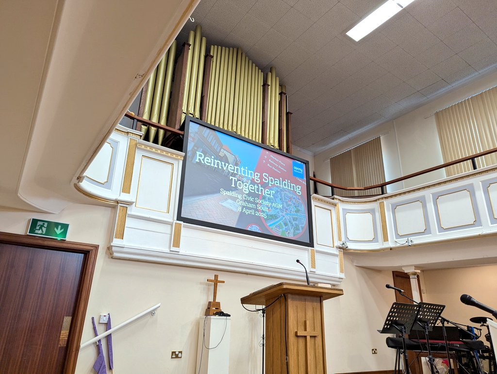 soult's tweet image. All ready to speak at @SpaldingCivic's AGM tonight! That's a good screen 😁 #Spalding