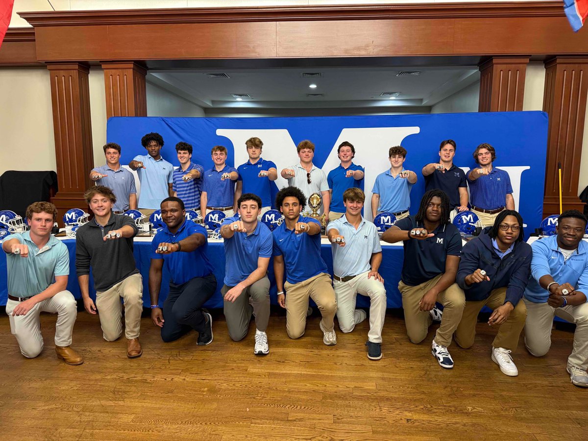 We are happy to congratulate our Seniors on their success and for what they have put into the program through the years! We are SO PROUD of them for representing McCallie with class, work ethic, toughness, and dedication! These men lead McCallie to their 6th State Title! #GoBlue