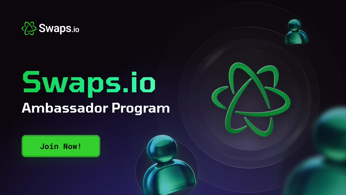 swaps_io's tweet photo. The #Ambassador Program is in full swing, fam!⏳

Several #community legends have already leveled up to the next stage of the application process. But there's still time for you to join and show your dedication.

Apply now &amp; complete the tasks: https://t.co/XC4dIAuCS7 https://t.co/eq64HuuZIt