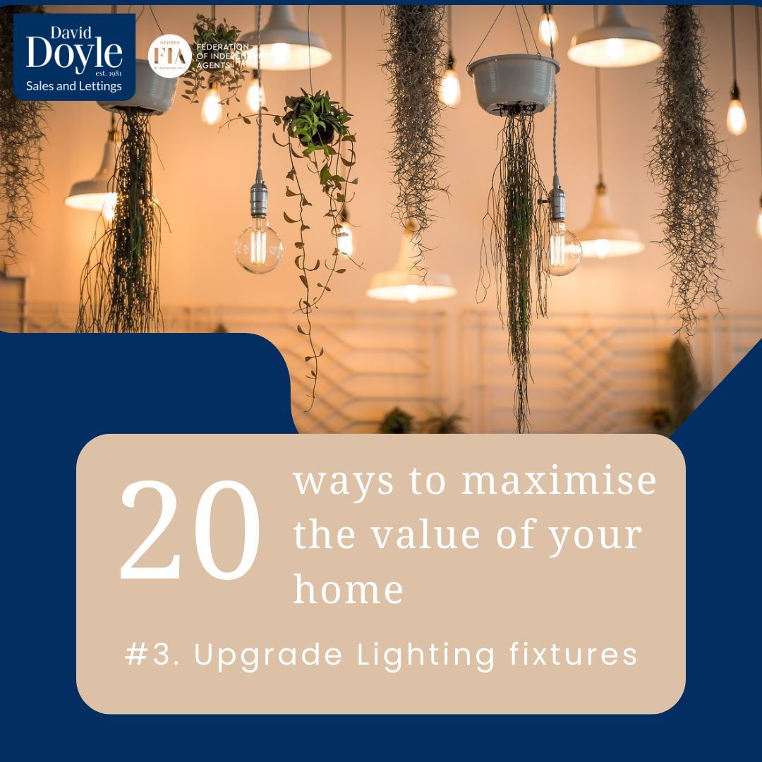 #3 of 20 ways to maximise the value of your home

Updating outdated light fixtures with modern or stylish ones can brighten up a space and give it a more contemporary look.

To see all of the hints and tips visit 2ly.link/24mYF 

#hemel #hemelhempstead #property