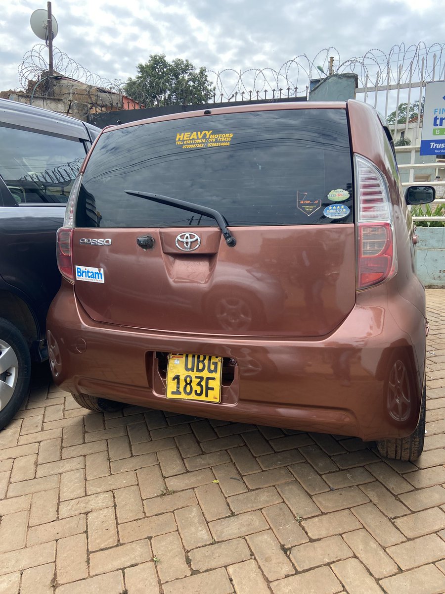 Heartender2's tweet photo. @Malaikakez All you need to do is get your self a sweet passo like this and enjoy life  beyi poa  14m only slightly negotiable  fuel consumption 10k paka mukono engine kalaso  insurance Heavy motors has already taken care of that reach us on 0750576029 or find us at lumumba avenue plot 35 https://t.co/9YYP2BSxdg