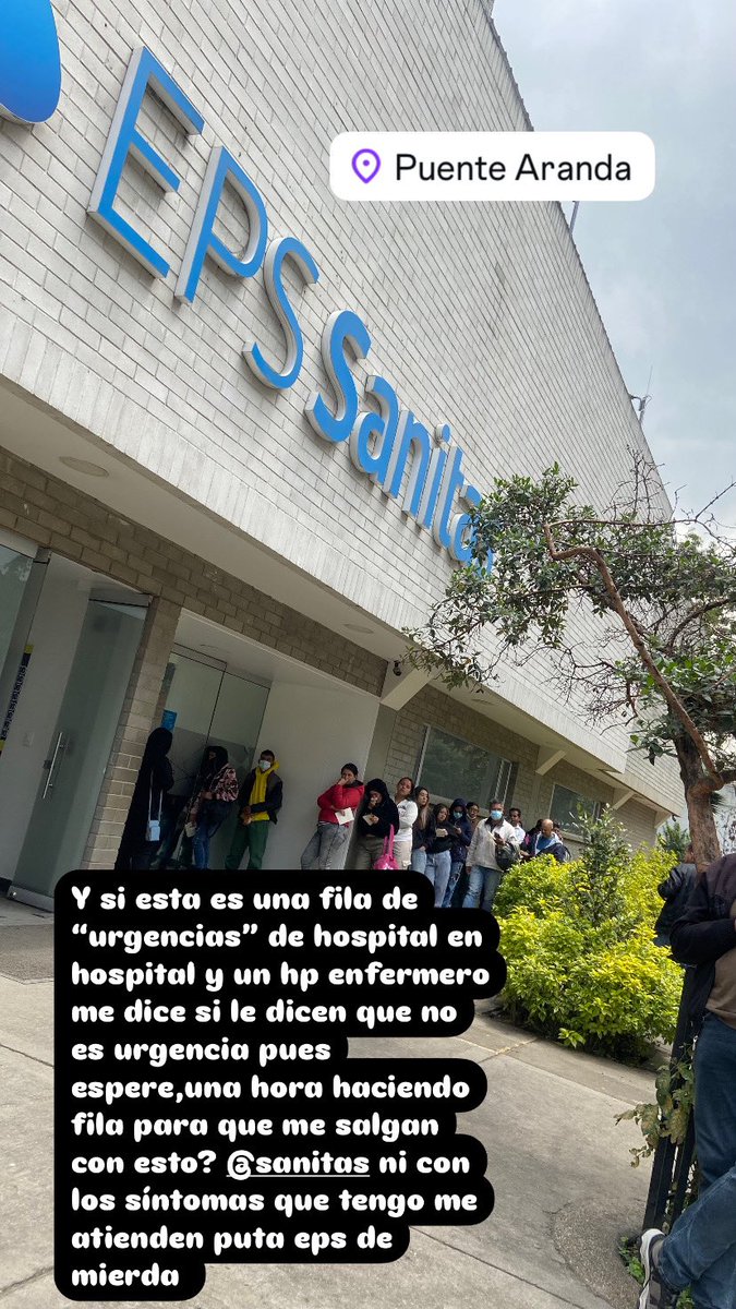 tatisofy17's tweet photo. @sanitas_eps eps y estás que no sirven para nada 😡 https://t.co/tQBb2un0Uw
