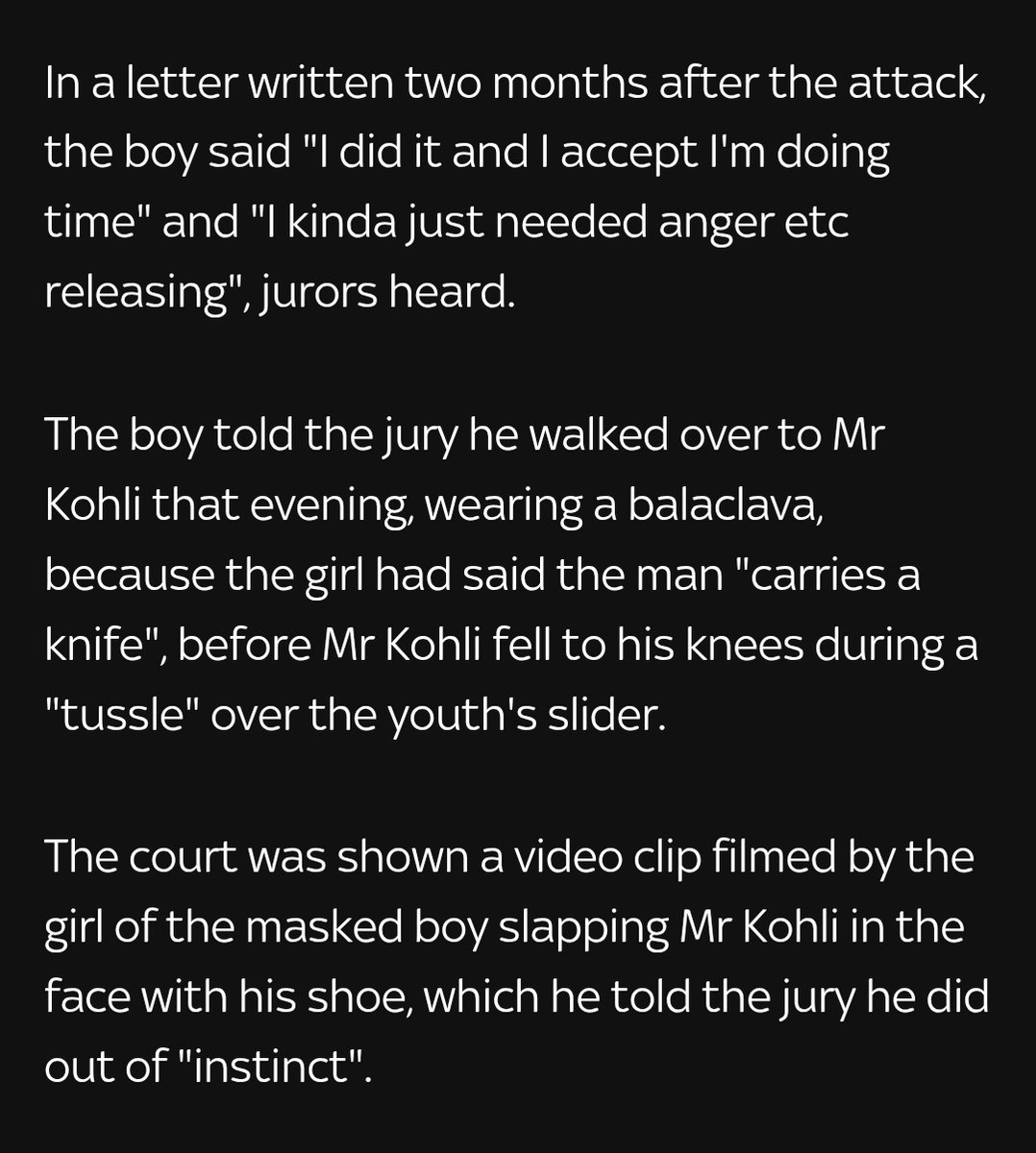 H_NlSW's tweet photo. https://t.co/bzYSFw6woR

Accusing him of being a paedophile, at least one racist remark and just beaten to death.

The boy was charged with murder but found not guilty? Fucking HOW?? https://t.co/pGg3cC1Gbf