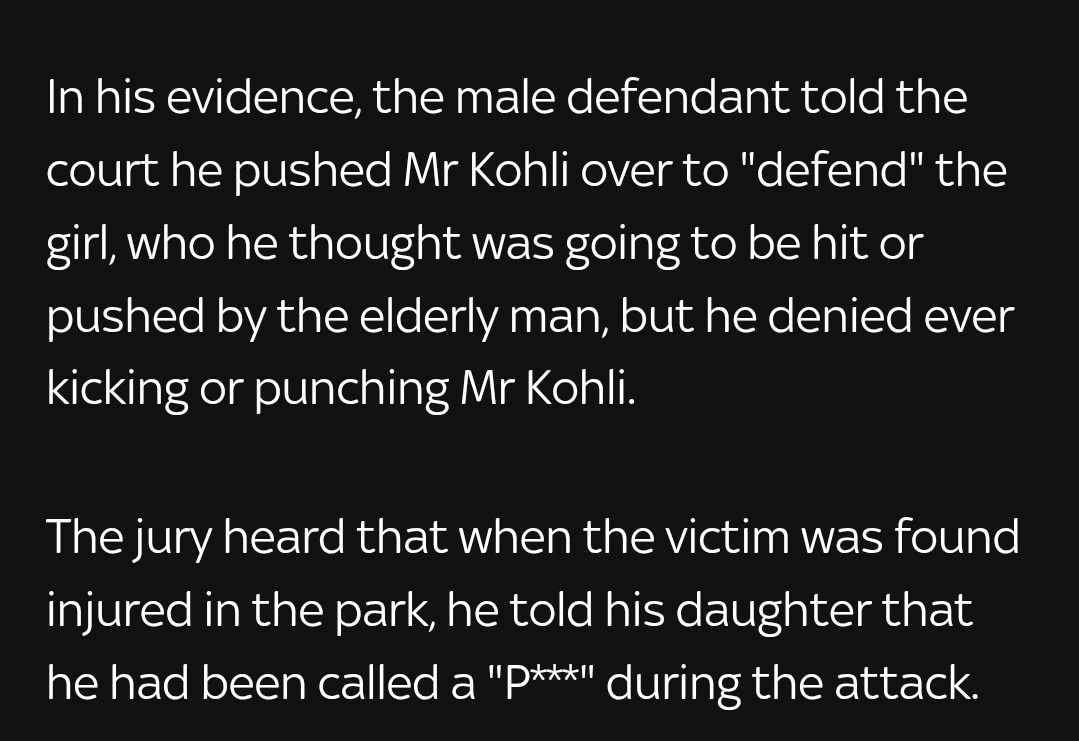 H_NlSW's tweet photo. https://t.co/bzYSFw6woR

Accusing him of being a paedophile, at least one racist remark and just beaten to death.

The boy was charged with murder but found not guilty? Fucking HOW?? https://t.co/pGg3cC1Gbf