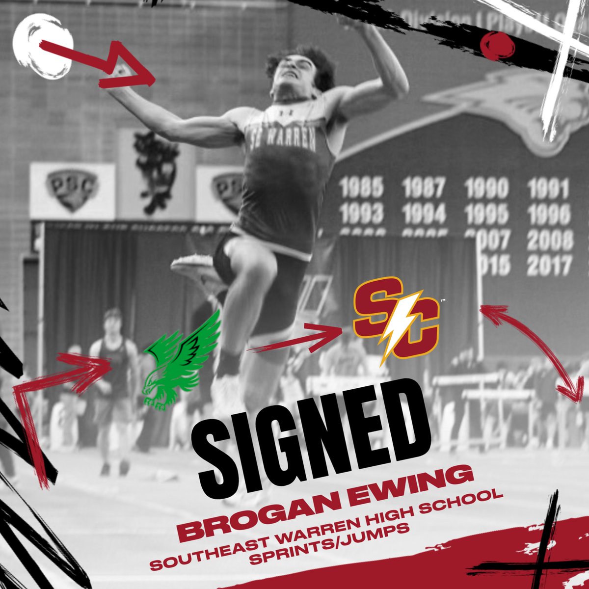 Welcome to the Storm Family, Brogan Ewing! Brogan is a 4x State Qualifier from Southeast Warren High School. #BOLTS