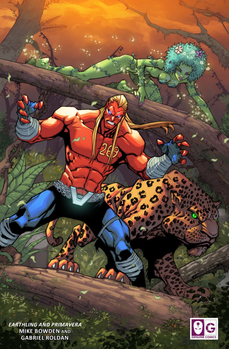 GenuineComics's tweet photo. Earthling and Primavera, by Mike Bowden and Gabriel Roldan.
#ComicsForTheGenuineGeneration #269life https://t.co/xVRFj3o9XC