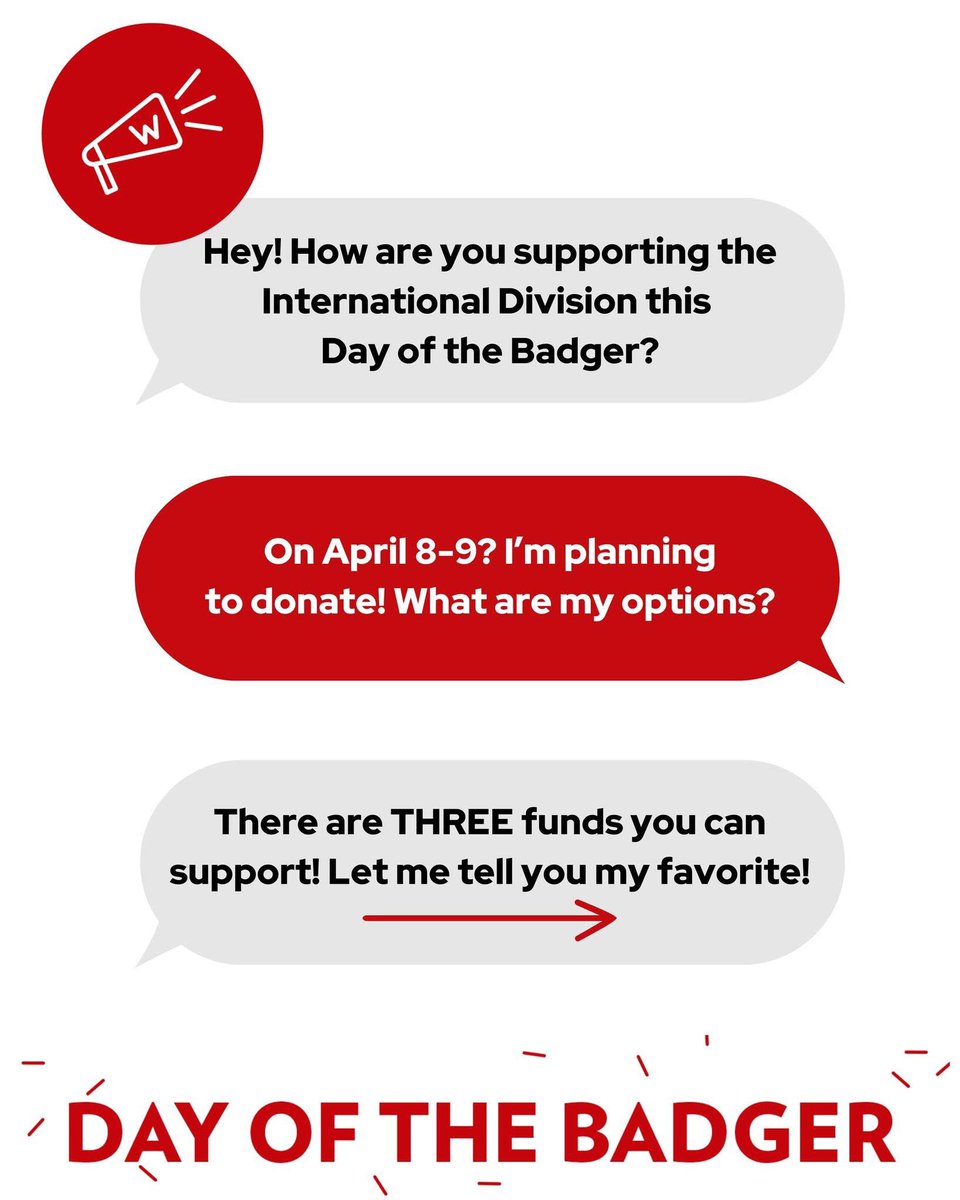 wisli_uw's tweet image. Day of the Badger is here! 🦡 🎉 Show your love for Less Commonly Taught Languages and culture by supporting the Language Program Office Fund today. Every gift helps! 🙏
 
Scan the QR code to give or follow this link: secure.supportuw.org/give/?id=315ca…
#dotb2025 @WisAlumni