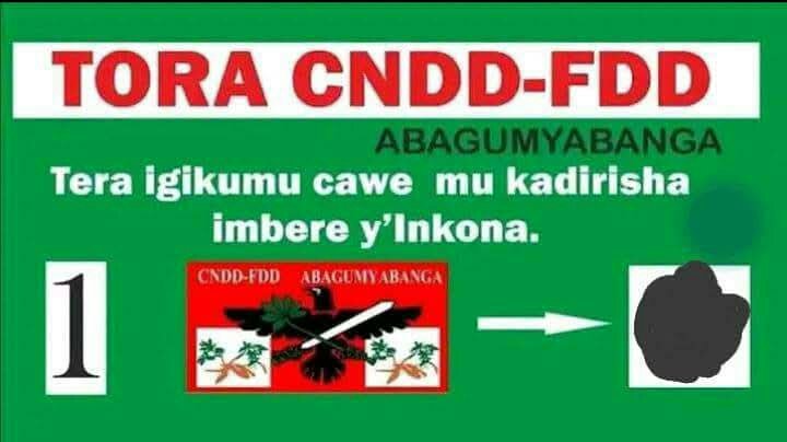 AudaceNga's tweet photo. Igihe ni iki. Dutsimbataze amahoro n’iterambere twitorere @CnddFdd.Tera igikumu imbere y’inkona. #CNDD_FDD2025 #ToraNeza
#Tsinda2025 #Amatora2025
@GeneralNeva @R_Ndikuriyo
@DorianeMunezero @sinrenovat @nkurunzizaherm2 @cnddfddyouth https://t.co/4ETzhFdYuS