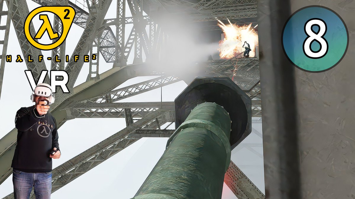 BENNiGaming1's tweet photo. The iconic bridge level of #HalfLife2, where the programmers played with sounds and slippery surfaces for a huge fear of heights... imagine how it feels in VR!
👀👉🏻https://t.co/5TMFRbinv8
#VR #PCVR #HalfLife2VR https://t.co/hleZxz0NSj