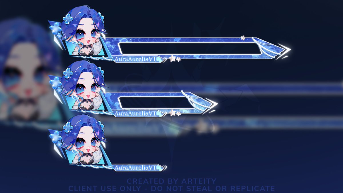 arteity's tweet photo. 【 ✧.* Portfolio Day *.✧ 】 
—➤  Hi #PortfolioDay ! I'm Arteity, a Graphic Designer focusing on VTuber &amp; Game Overlays! https://t.co/jk9xcGNFxa