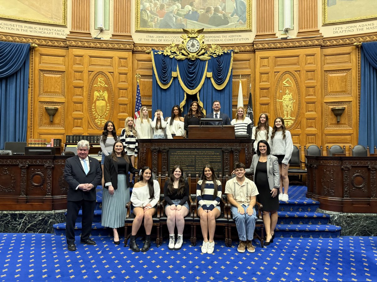 EBathletics's tweet photo. State Champions recognized today at the State House.  Congratulations again to our 2025 Coed Winter Cheer State Champs!! https://t.co/tXHJ9Hpdb6