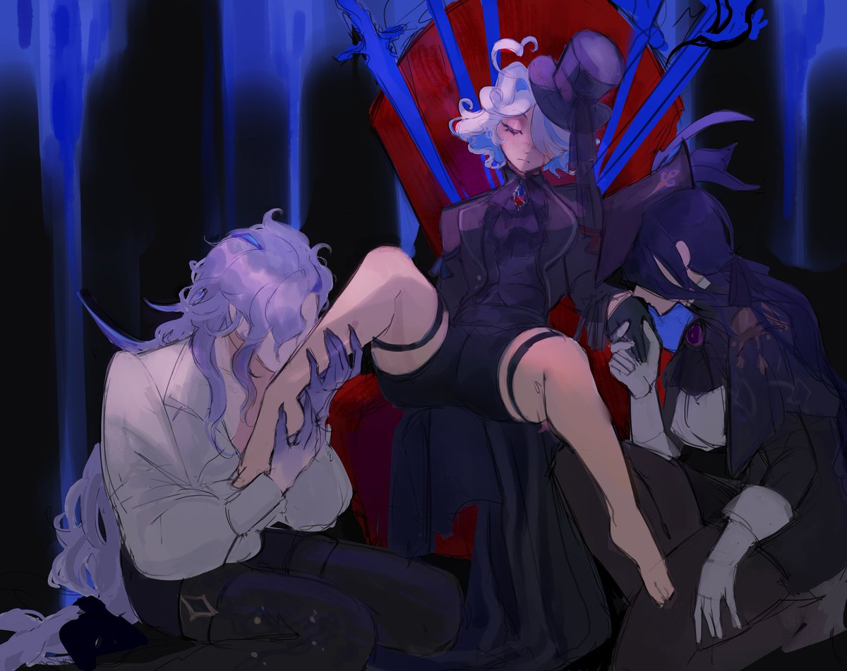 hanagatana's tweet image. new pinned 🫀
you can call me hana! mostly furina-centric atm, but sometimes i post my OCs and other fanarts.
i dont like engaging in ship wars and every character i draw i hc as being bi &lt;:) hope thats okay!