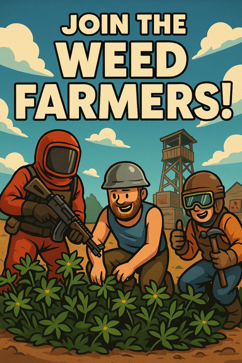 Content Creators!

Join the Weed Farmers this Thursday for an Easter spectacular wipe hard focusing egg collection, RP fun and making the green stuff. 

Featuring the best Farmers, base builders and artists in Rust. DM me or join the Weed Farmers Discord
