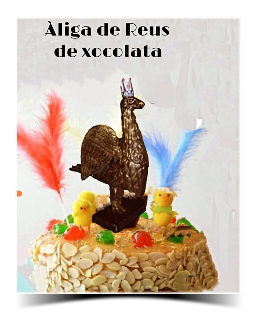 Com cada any i des del 2010, trobareu l'Àliga de Reus amb format de xocolata per complimentar la vostra mona de Pasqua al @fornhuguet, al carrer Alcalde Joan Bertran, número 5, de Reus.

#AligaDeReus
#AligaDeReusDeXocolata
#AligaDeCatalunya
#AliguesDeCatalunya 
#ImatgeriaFestiva