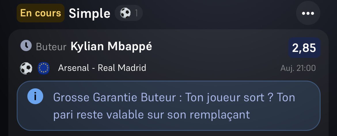BetWithAirOne94's tweet photo. Aller on va kiffer ce mardi de LDC et championship !!

C’est 4 bets + Tyrese CAMPBELL Sheffield UTD
 
#LDC #liguedeschampions #Mbappe #Kane #Lautaro https://t.co/ux2QoT1cVP