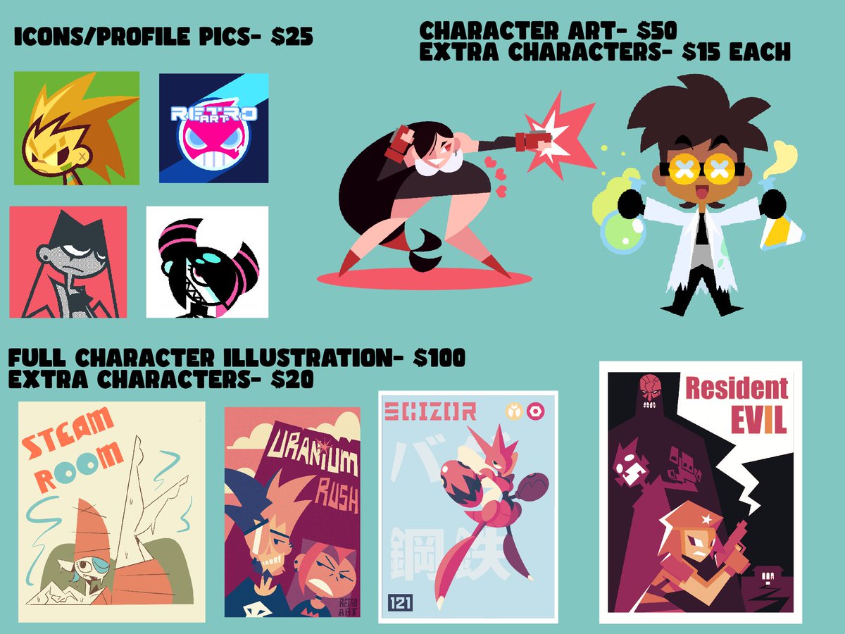 IsaacRetroArt's tweet image. ⚠️ A L E R T ⚠️
Commissions are open! Please read through my rules and fill out the form you can find in my bio if you are interested!