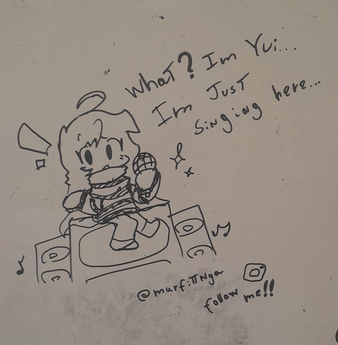 nyamuffin's tweet photo. I drawed theese in my music class hehe https://t.co/UbwLRNx6I4