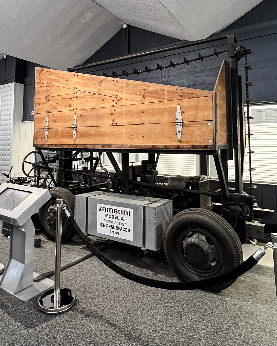 The very first Zamboni wasn’t built in a snowy Canadian town, it was actually built in Los Angeles. That Zamboni, built by Frank Zamboni, is currently displayed in one of our local rinks at <a href="/LAKingsIceland/">LA Kings Iceland</a>.
