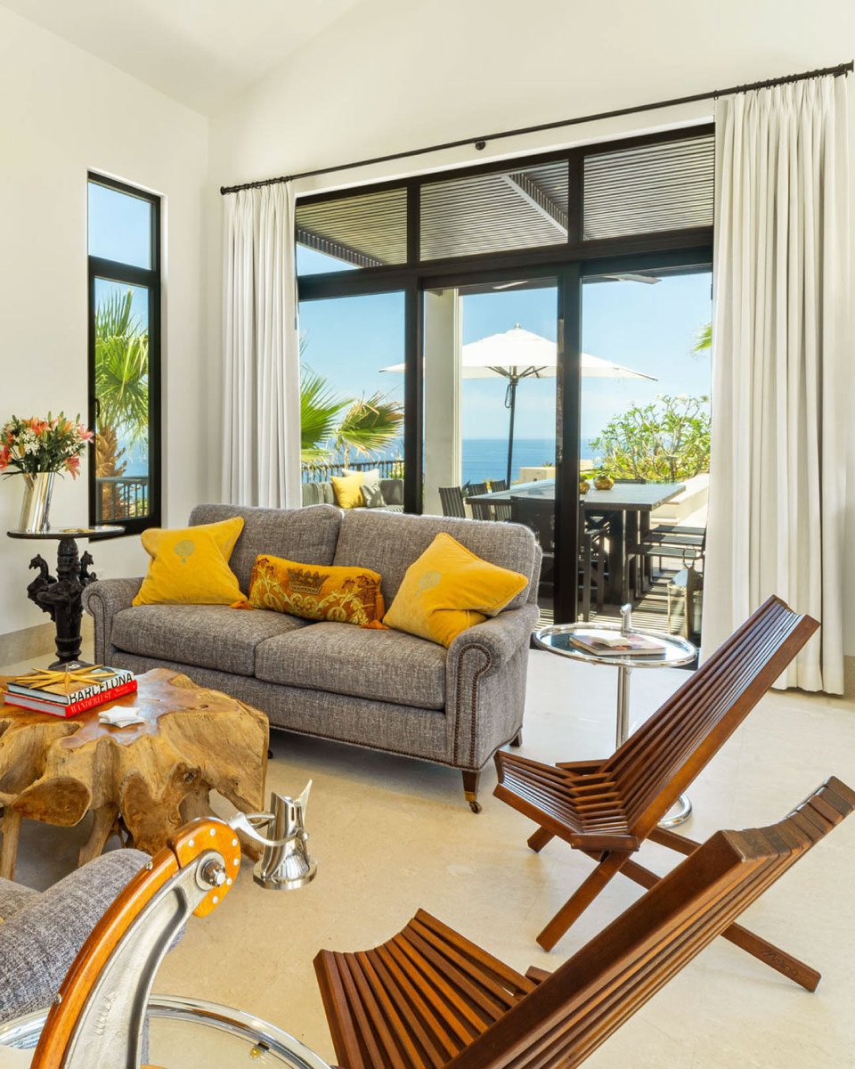 TheAgencyBaja's tweet photo. Welcome to Casa Vista Azul 
3 Bedrooms | 4.5 Bathrooms | 4,314.83 Total SF | MLS: 24-3920

Located in Rancho Cerro Colorado, Casa Vista Azul blends Mexican charm with modern luxury. This three-bedroom, four-and-a-half-bathroom villa features a spacious living area with high ceilings and a handcrafted fireplace, opening to a terrace with a heated infinity pool and Sea of Cortez views. The gourmet kitchen boasts quartz countertops and custom cabinetry. Bedrooms have en-suite baths and private balconies. Casa Vista Azul also includes electric hurricane shutters, a solar power system.

Listed by Maria Luisa Sáenz
INQUIRE@THEAGENCYBAJA.COM