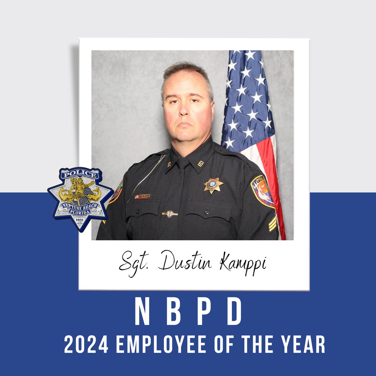 NeptBchPolice's tweet photo. 𝐎𝐟𝐟𝐢𝐜𝐞𝐫 𝐨𝐟 𝐭𝐡𝐞 𝐘𝐞𝐚𝐫 𝐀𝐰𝐚𝐫𝐝𝐞𝐝 𝐭𝐨 𝐏𝐨𝐥𝐢𝐜𝐞 𝐒𝐞𝐫𝐠𝐞𝐚𝐧𝐭 𝐃𝐮𝐬𝐭𝐢𝐧 𝐊𝐚𝐦𝐩𝐩𝐢

Please join us in congratulating Sgt. Dustin Kamppi for being awarded the 2024 Officer of the Year Award for the #NBPD. 

More here: https://t.co/qFq7eqWrrX https://t.co/WxWiEJXy0y