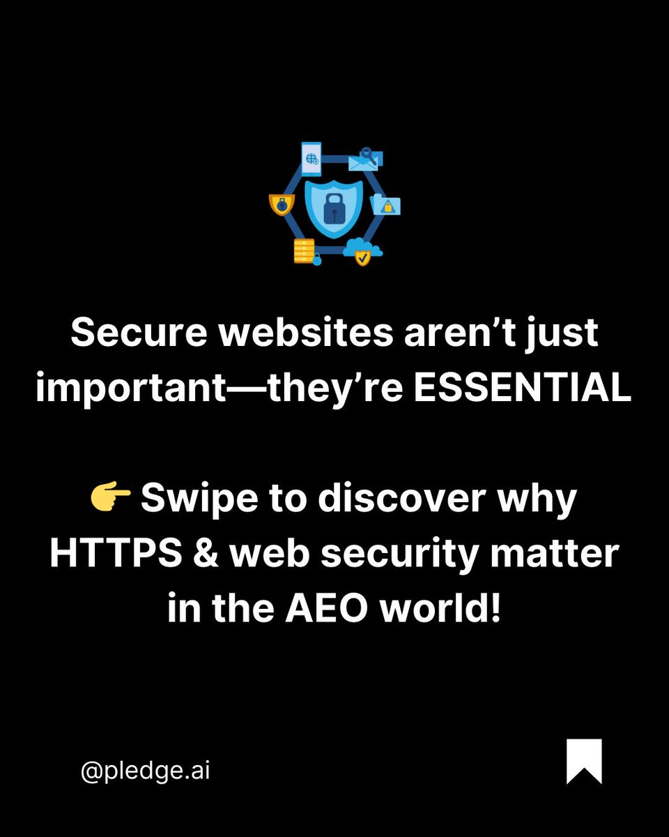 PledgeAi's tweet photo. Securing your website isn’t just smart — it’s essential for AEO 🚀 Swipe through to see why..

🚀 Follow Pledgeai to get recommended by ChatGPT! 🤖

#aeo #seo #pledgeai #httpssecurity #sslready #trustedweb #digitalcompliance #rankboost #safeweb #smartcompliance https://t.co/7iVGg6zdbU
