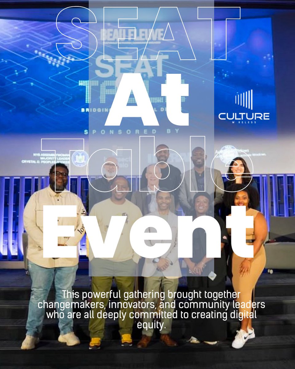 CultureWireless's tweet photo. Seat at the table event🛜 https://t.co/szMOoMlbkG