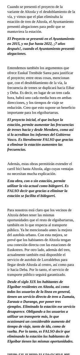 geltokiabai's tweet photo. Aclaraciones a las falsedades y medias verdades vertidas por J. Zubiaurre, concejal de urbanismo en @ElgoibarkoUdala, en el Barren del viernes 4 de abril d 2025. Que manera más triste de defender un servicio público!

https://t.co/ttYKQ9SMO4

https://t.co/LGBp7KUZWo https://t.co/kpdFdZMs1e