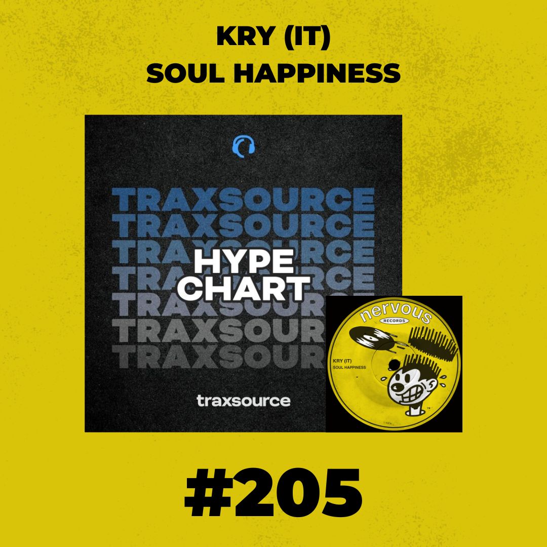 Big love to <a href="/traxsource/">Traxsource</a> for supporting in their charts my latest single released on <a href="/NERVOUSRECORDS/">Nervous Records</a> "Soul Happiness"! 😃

Make sure to buy it here ⬇️😃
nervous-records.lnk.to/soulhappiness