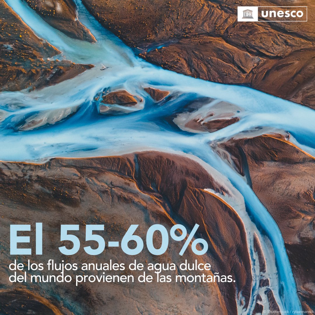 ¿Sabes de dónde viene tu agua? 💧🏔️

Hasta el 60% del agua dulce del planeta proviene de las montañas. Pero el deshielo y la pérdida de nieve las están poniendo en riesgo.
🔹Menos agua potable
🔹Amenazas a la seguridad alimentaria
🔹Más desastres naturales