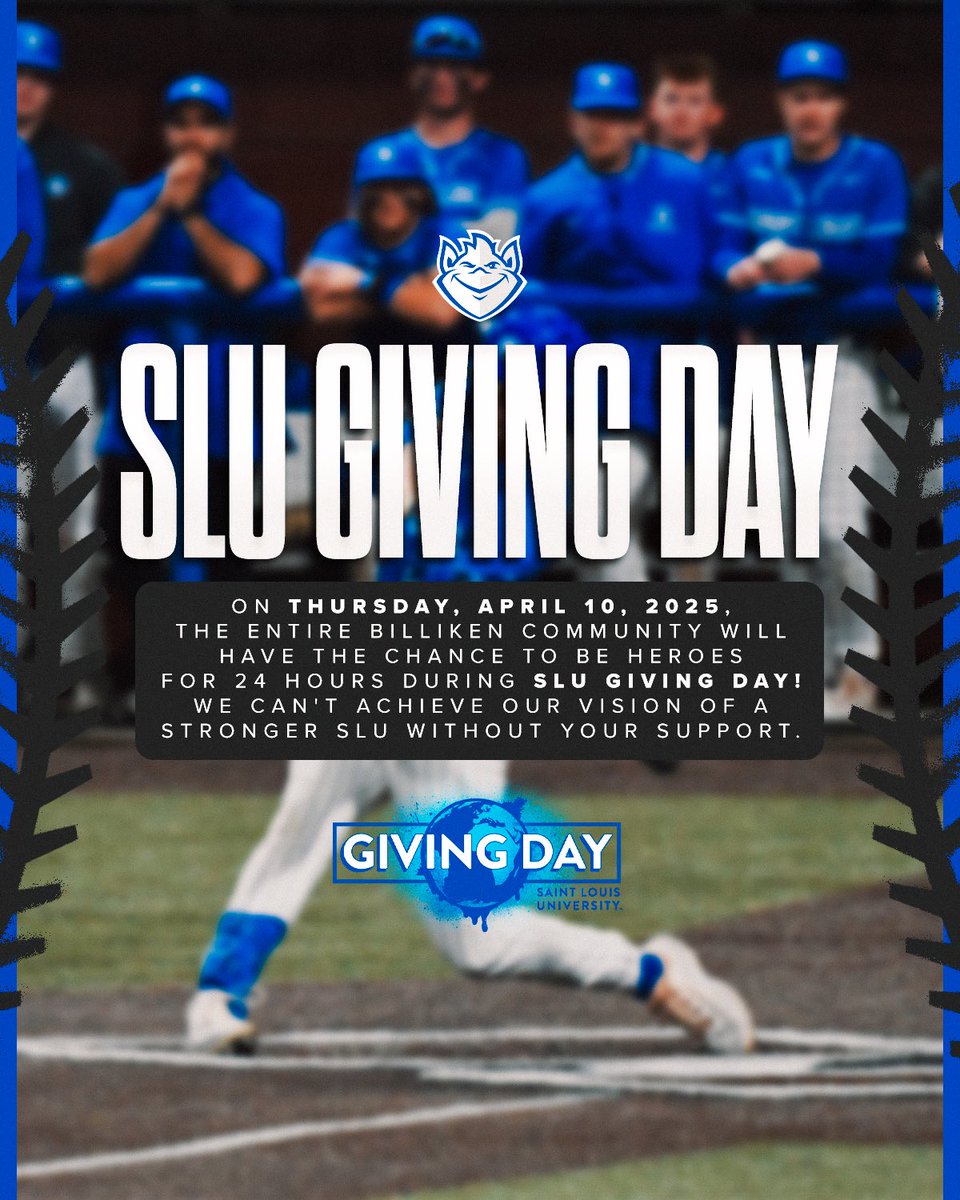 D Hendrickson (@dhendrickson24) on Twitter photo Join <a href="/SLUBaseball/">Saint Louis Baseball</a> for annual giving day this Thursday to help our program in many areas. Your help is greatly appreciated throughout the year. Go Billikens Join <a href="/SLUBaseball/">Saint Louis Baseball</a> for annual giving day this Thursday to help our program in many areas. Your help is greatly appreciated throughout the year. Go Billikens
