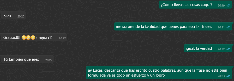 undereyes's tweet photo. conversación con mi hijo pre-adolescente, mañana se va de viaje de fin de curso https://t.co/1WEKpaYPg5