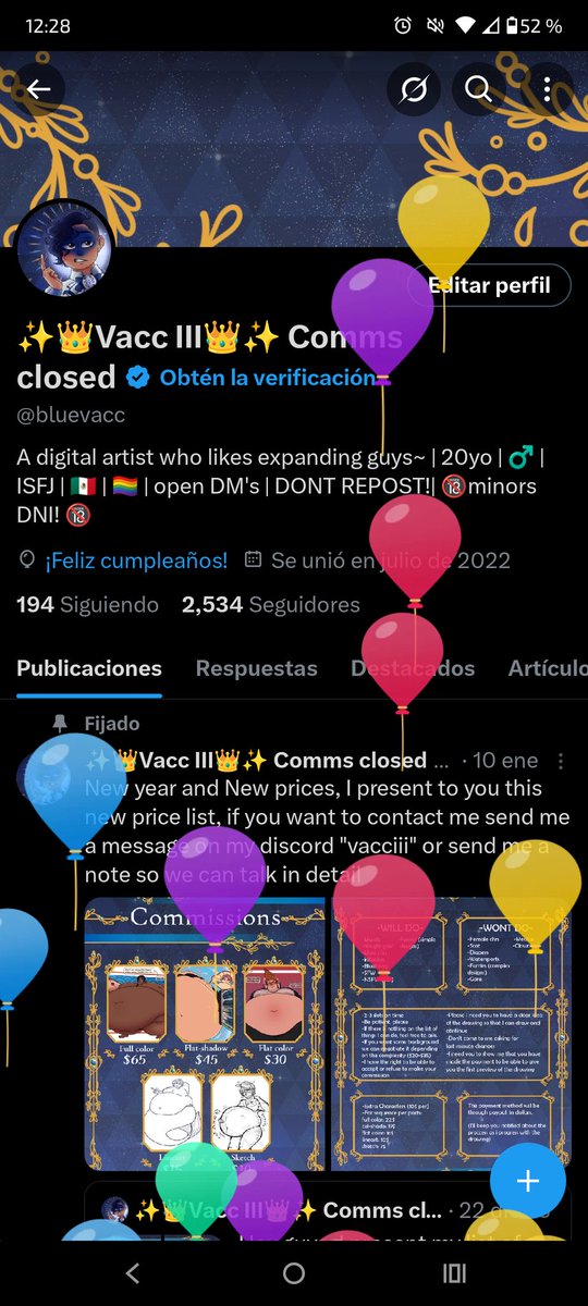 Wooooooo balloons and yeah it's my birthday