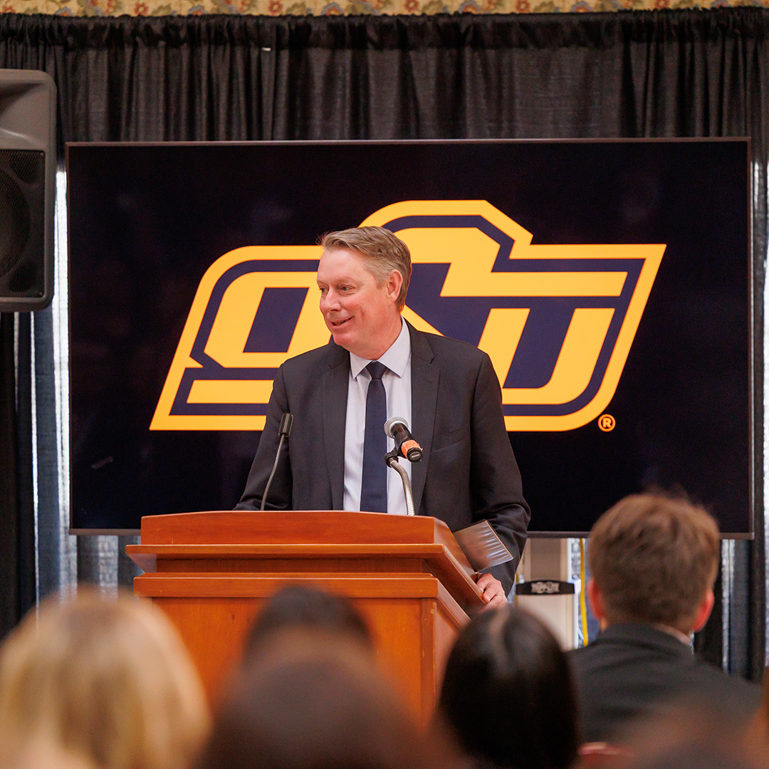 JaysonLusk's tweet photo. Great to take part in recognizing students at last night's @okstateferguson Continuing Student Scholarship Reception! https://t.co/uEB32UEgLo