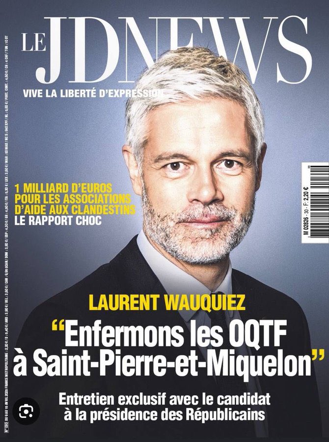 Encore une belle phrase de notre cher ex-président de région.

Le bagne guyanais et calédonien avec Napoléon III, le prochain par vous M. <a href="/laurentwauquiez/">Laurent Wauquiez</a> ?