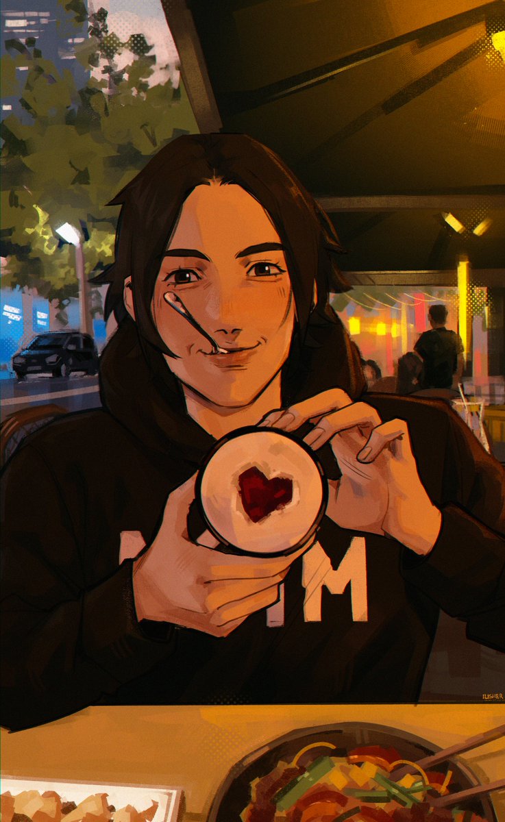 ls__h_r's tweet image. Hello #PortfolioDay ! 
I love to draw #wlw oc art🫣