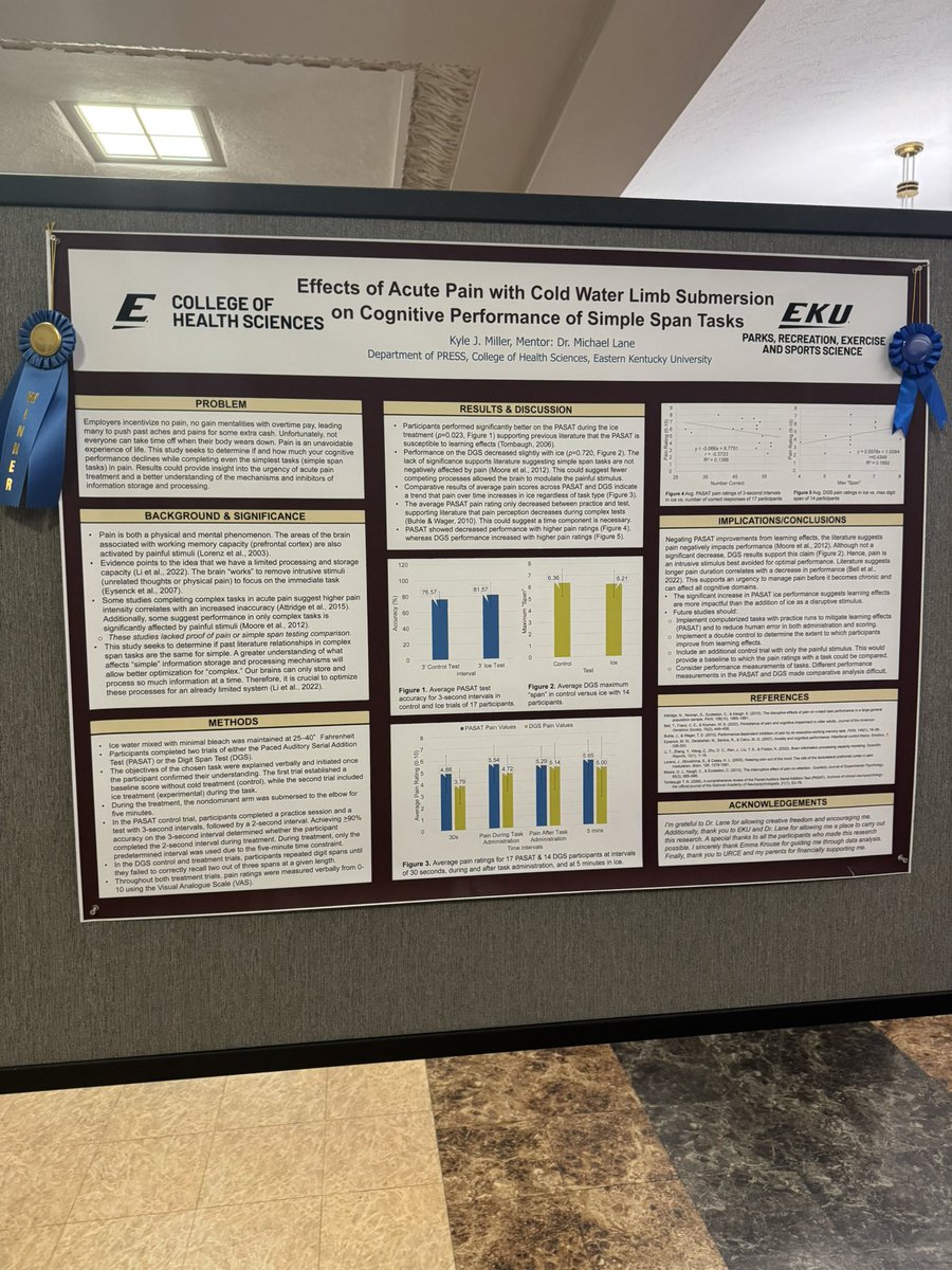 ChesneyLovins's tweet photo. It’s a good day to be a colonel! I learned so much today at the College of Health Science Scholars Day at EKU! So blessed to be apart of this amazing program. @EKU_CHS @EKU_ESS @AnnetteMonk9 https://t.co/0IPg5cZ7pU