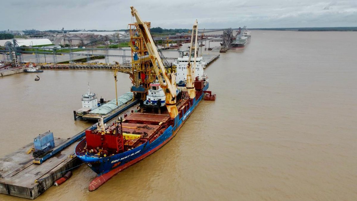 simonsencorp's tweet photo. We thank INTERBARGE S.A. for trusting us to conduct a warrant survey on the ‘IB AGUARA’, recently arrived in Uruguay. https://t.co/vdt4WAZTVl